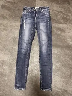 GYDA ダメージ加工 スキニーデニム