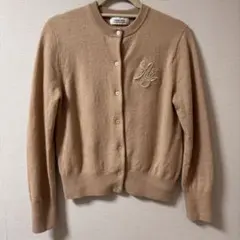 美品♡アルページュストーリー　エンブレム刺繍ニットカーディガン
