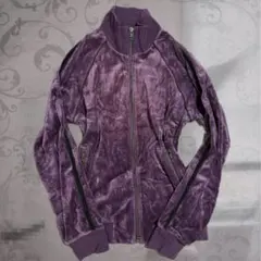 00s archive 平成ギャル ベロア ダブルジップパーカー