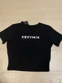 XEXYMIX クロップド丈 半袖Tシャツ ブラック L 1回のみ試着