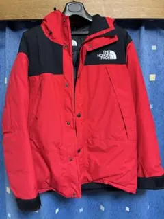 THE NORTH FACE ダウンジャケット レッド ブラック XLのサムネイル