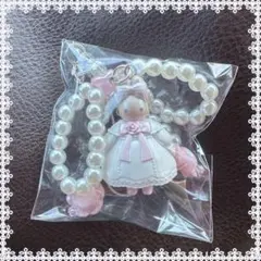 マロンクリーム シークレットストラップ サンリオ ホワイトフリルデザイン