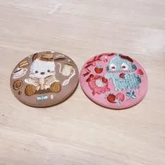 サンリオ刺繍缶バッジセット