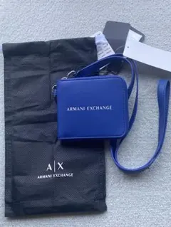 ARMANI EXCHANGE 二つ折り財布 青