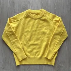 SHEIN シーイン イエロー ラグラン袖ニット 黄色 M もちもち