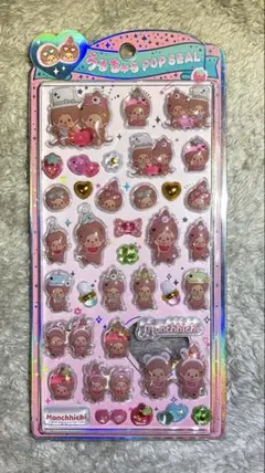 ★24時間以内発送 正規品 うるちゅるPOPSEAL モンチッチ★