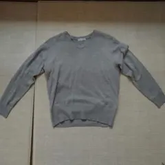 a.v.v Standard グレー Vネックニット