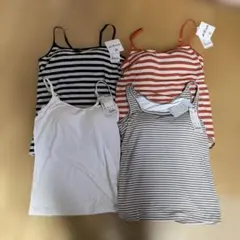 UNIQLO サラファイン エアリズム キャミソール&タンクトップ　4枚セット