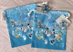トミカ きんちゃく ジュビリーバッジ リボン ディズニー 25周年 新品