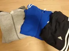 アディダス　パーカー　パンツ　150　3点セット