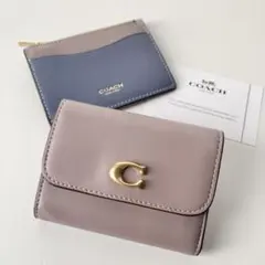 【COACH】コーチ　カードホルダーウォレット　コンパクトウォレット　新品