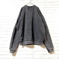 【ザラ/ZARA】オーバーサイズ裏起毛トレーナーSクルーネック シンプル