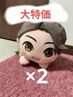 Tinytan グク寝そべりぬいぐるみ×2