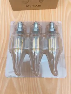 LEDフィラメント電球 B11/CA10 6個入り