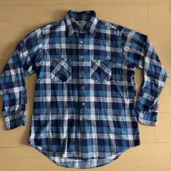80s OshKosh コットンチェックネルシャツ アメリカ製 ヘビネル - メルカリ
