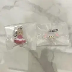 ゆるっとめじるしアクセサリー　マロンクリーム　しろうさ