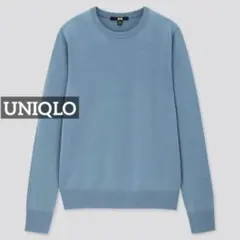 k0056 UNIQLO エクストラファインメリノクルーネックセーター 薄手
