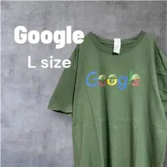 希少 入手困難 Google退役軍人 企業T テック×ミリタリー 緑 L 古着のサムネイル