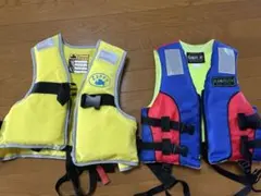 【親子セット】防災ベスト 国崎信江監修 大人用＋子供用 未使用 付属品付き 親子セット】国崎信江監修 防災ベスト 大人用＋子供用 未使用 付属品
