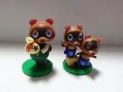 どうぶつの森　チョコエッグ　たぬきち　まめきち　つぶきち