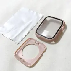 早い者勝ち❣️45mm Apple Watch カバー　ケース　前後　ピンク
