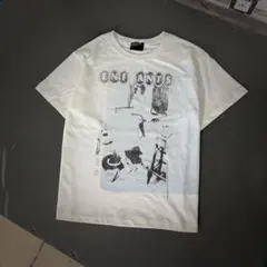 ヴィンテージウエストコーストプリント半袖Tシャツ コットン水洗い 