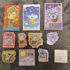 BTS BT21 TinyTAN KOYA RM ステッカーシールセット