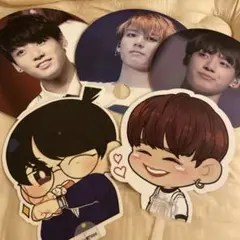 BTS マスター ジョングク グク うちわ