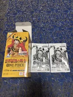 ワンピースカードゲーム 世界最強の戦士 OP-17 1BOX テープ付プロモ2枚