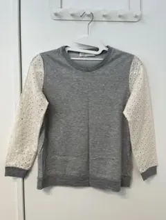 BEAUTY&YOUTHユナイテッドアローズ　七分袖グレートップス　シースルー袖