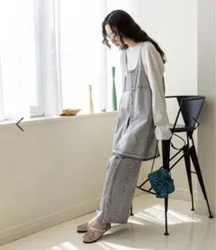 【完売品】NKJ 2024AW / FRINGE WIDE DENIM