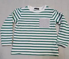 カットソー ロンＴ 100〜110 Moujonjon ボーダー 長袖 トップス