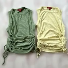 GUESS ノースリーブ Tシャツ 2色セット
