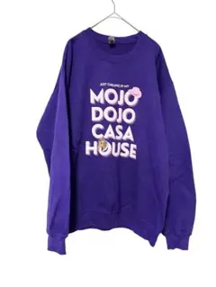 メンズ　スウェット 紫