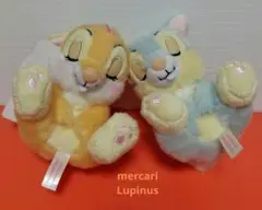 東京ディズニーリゾート ミスバニー＆とんすけ ぬいぐるみバッジ　タグ付き