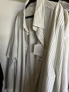 XL ユニクロ×JWアンダーソン オックスフォードオーバーサイズシャツ イエロー