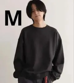 WYM LIDNM ダークグレー オーバーサイズ スウェット