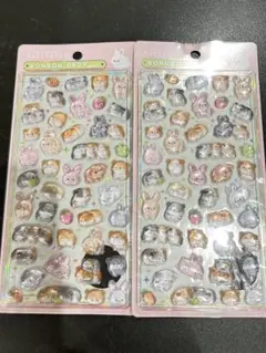 傷ありなので値下げ！モルモット♡うさぎ♡【同柄2点セット】