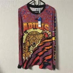 Ｓ　アディダス　オリジナルス　グラフィック　ロンT タイガー　トラ