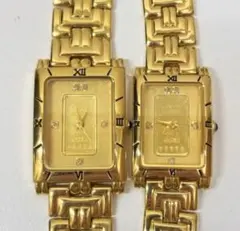 K24 資産 CREDIT SUISSE腕時計 2本FINEGOLD 999.9 - メルカリ