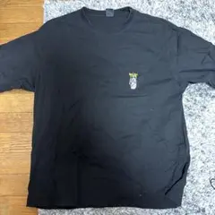 HUF 黒 Tシャツ ポケット付き