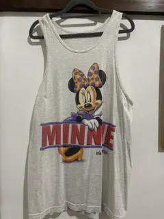 【古着】Disney ミニーマウス タンクトップ 古着ビッグシルエットディズニー