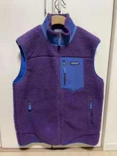 Patagonia フリースベスト 紫と青