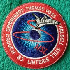 宇宙シャトル刺繍ワッペン 1983年