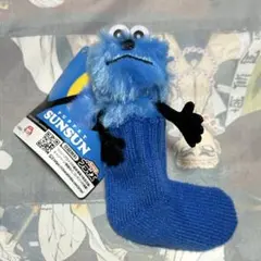 パペットスンスン　すっぽりソックスマスコット　青　スンスン　タグ付き