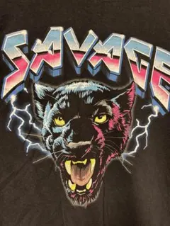 SAVAGE プリント Tシャツ 古着