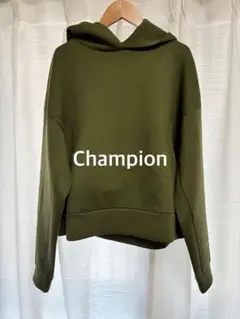 Champion チャンピオン オリーブ カーキ フード付きパーカー