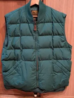 80s 黒タグ Eddie Bauer ダウン ベスト M-L 48 ネイビー - メルカリ
