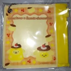 セブン x サンリオミニポーチチャーム ボムボムプリン【新品未開封】大セール゙