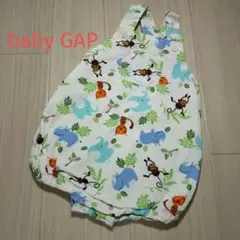 baby GAP ベビーギャップ　オーバーオール　80 ホワイト　サロペット